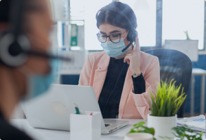 Trust Patrick employee giving customer support