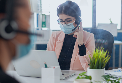 Trust Patrick employee giving customer support